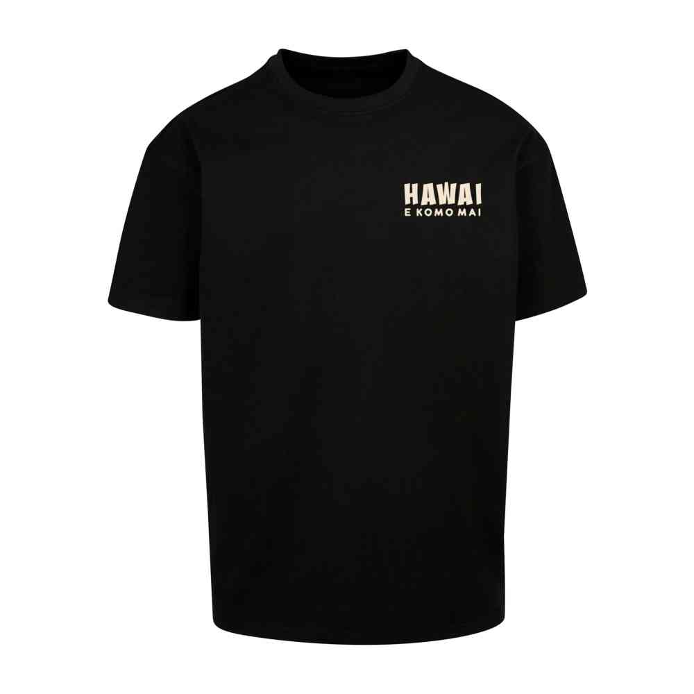 Merchcode - Hawai Oversized Mens Tshirt - Black